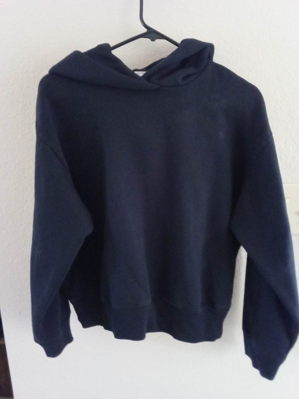 NWOT a new day Women's Black Crewneck Hoodie SzM
